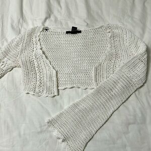 Crochet sweater cover up